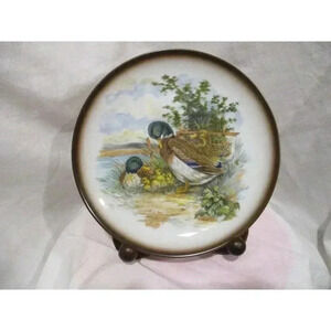 Duck Plate, Hassenpflug Vienna Austria Duck Plate, fowl, wildlife